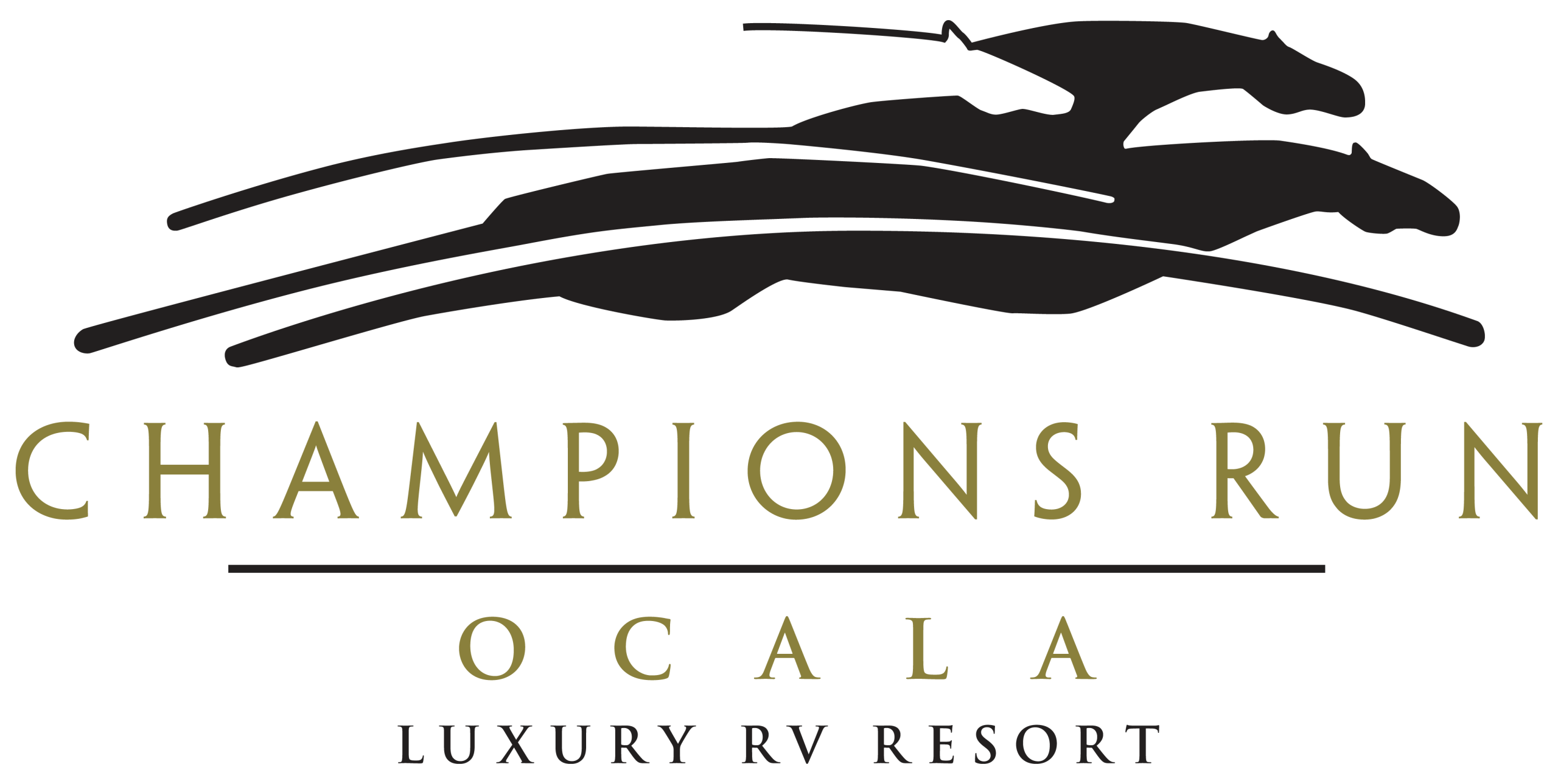 Champions Run Logo with RV